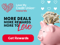 Love My Credit Union Rewards ad