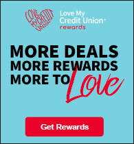 Love my Credit Union Cash Rewards logo